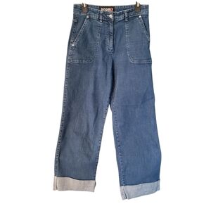 Ro Rox wide leg cuffed blue jeans - 30.         N39